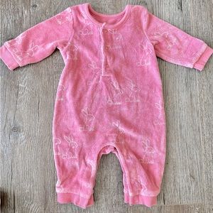 British Bunny Barbie Pink Bodysuit